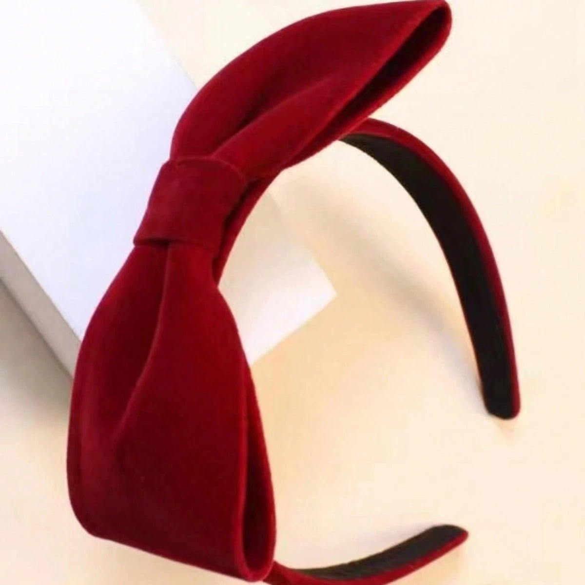 RED BOW HEADBAND