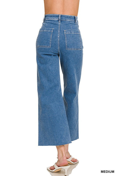 HIGH WAIST STRAIGHT LEG PANTS