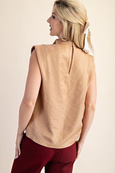 COWL NECK TOP