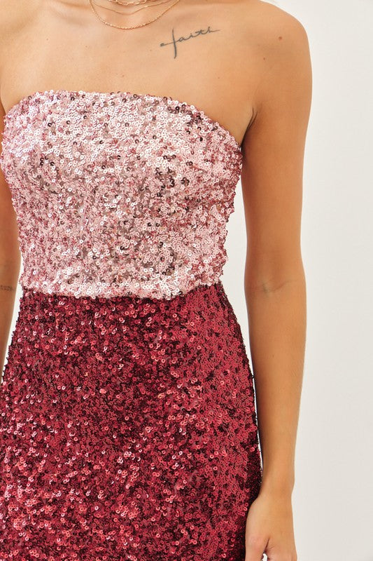 GOING ALL OUT SEQUIN DRESS