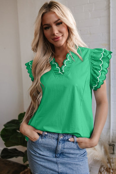 SCALLOP BABE TOP