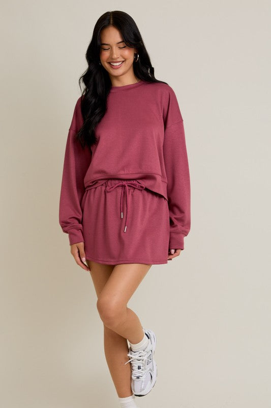 BLUSH BREAK SKIRT SET