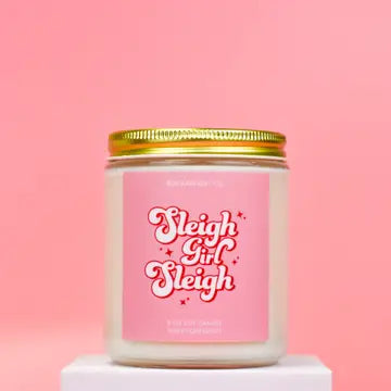 SLEIGH GIRL SLEIGH CANDLE