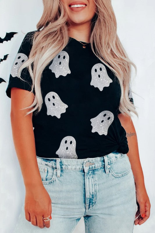 GLITTER GHOST T-SHIRT