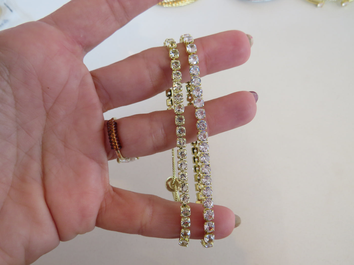 2 SET RHINESTONE BRACELET