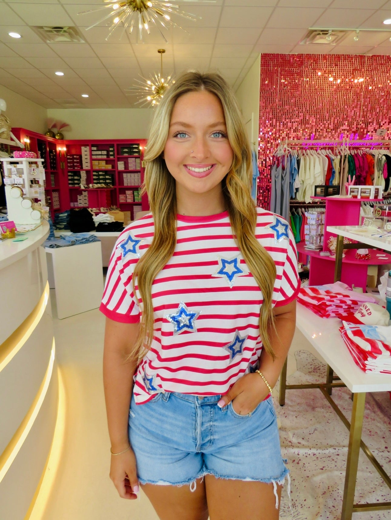 STARS AND STRIPES TOP