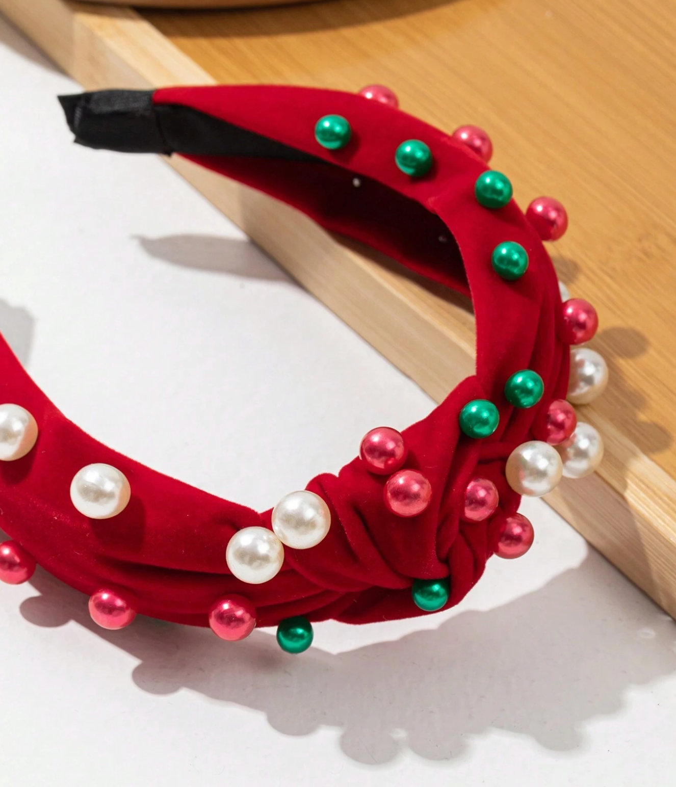 PEARL HOLIDAY HEADBAND