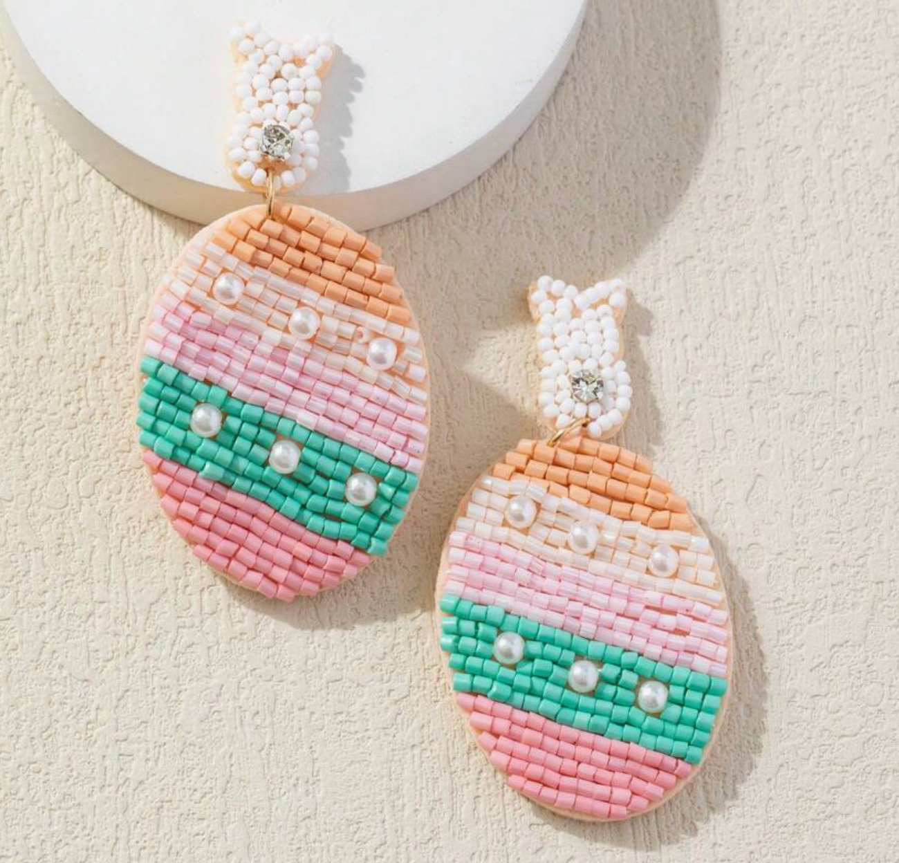 PASTEL EASTER EGG EARRINGS