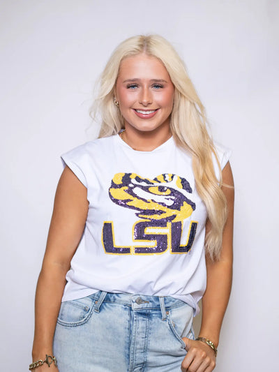 LSU TIGER EYE TOP