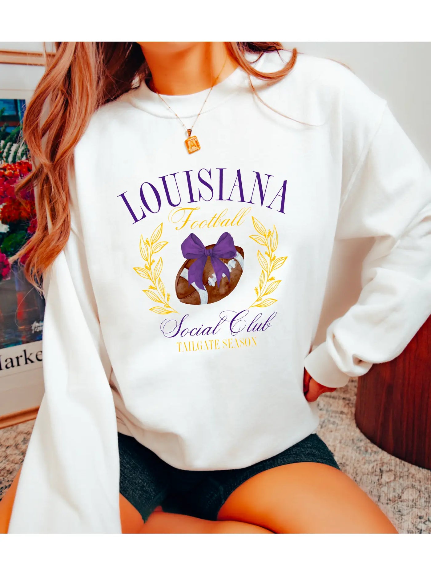 Louisiana Football Social Club Sweatshirt LSU Tigers