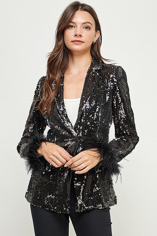 TIME TO PARTY SEQUIN JACKET